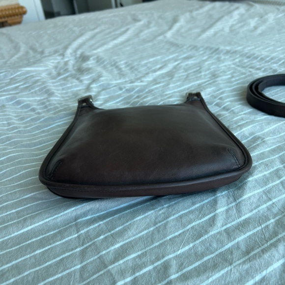 Vintage Coach 9135 Hippie Saddle Bag in Mahogany & Silver Hardware - Picture 6 of 12